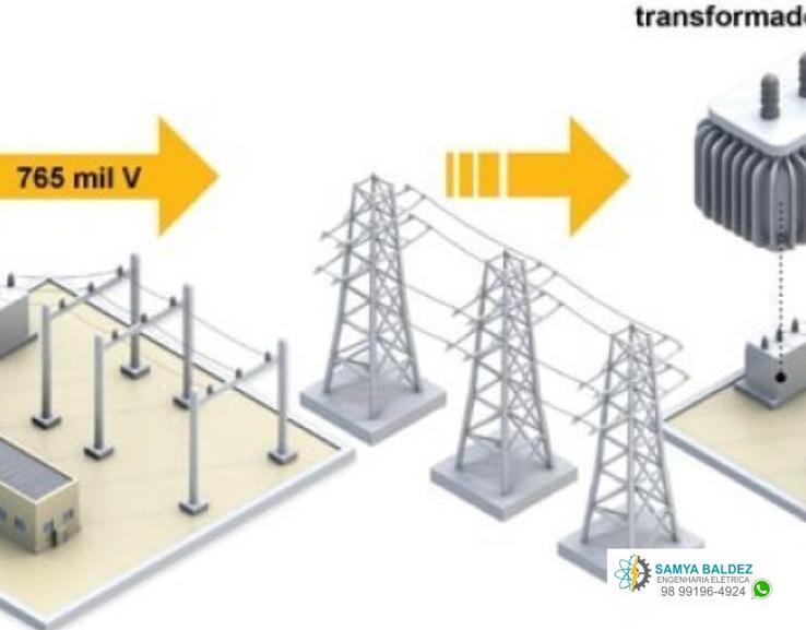 Subestação de energia Elevatória de Alta Tensão